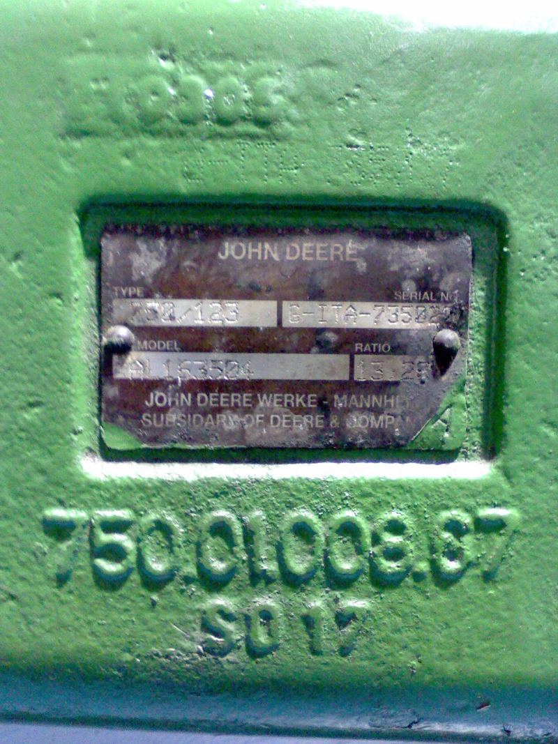 FRONTAXLE - John Deere 6000- 20 6 cyl. - Image 8