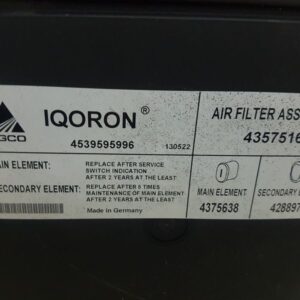 INTAKE - Massey Ferguson Serie 7600